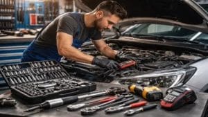 car maintenance tools for DIY mechanics setup