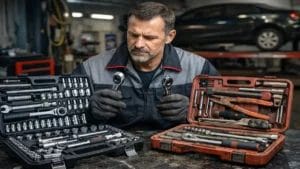 automotive tool kit red flags comparison between cheap and professional tools