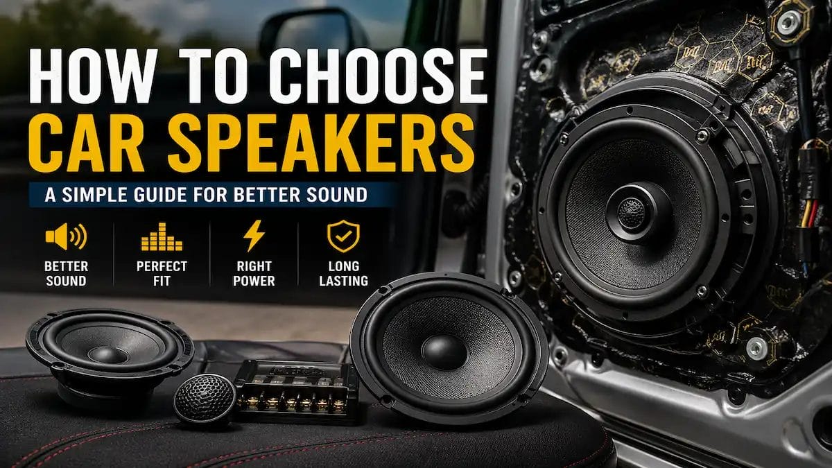 how to choose car speakers installation example