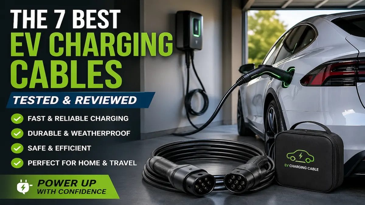 best EV charging cables for home charging setup