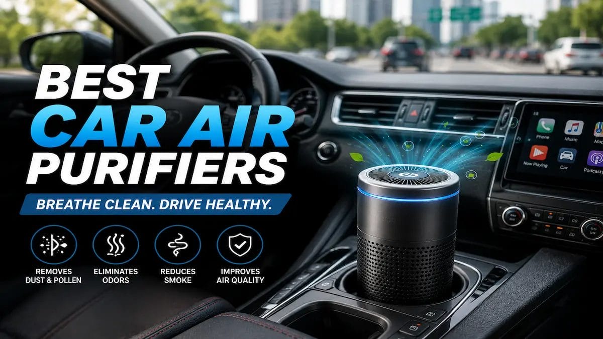 Best car air purifiers tested inside modern vehicle: pickyaura.com