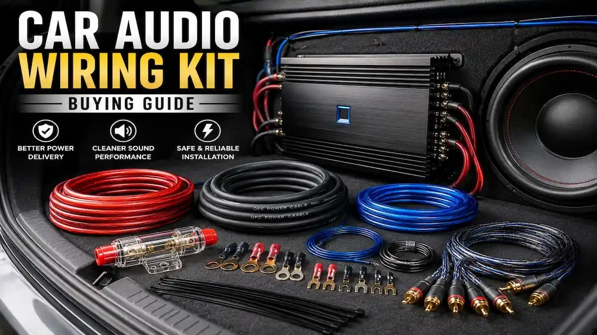 Best car audio wiring kit installation setup inside a modern vehicle: pickyaura.com